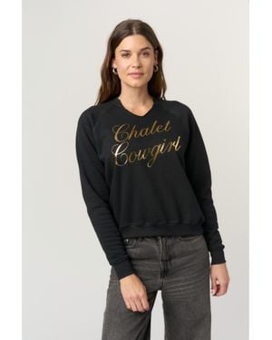 Project Social T Chalet Cowgirl Long Sleeve Sweatshirt - Black