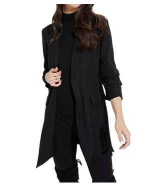 Joseph Ribkoff Long Line Blazer - Black