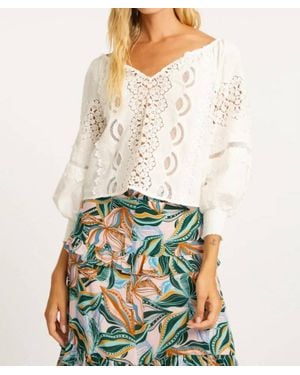 Caballero Sybille Top - White