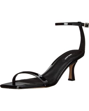 Nine West Ripe 3 Kitten Heel Sandals - Black
