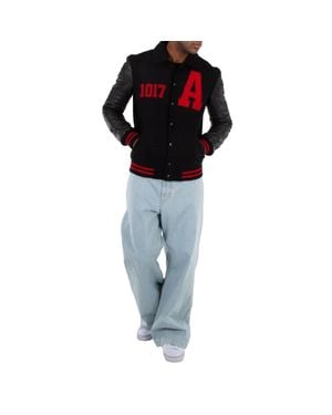 1017 ALYX 9SM Logo Print Varsity-Style Jacket - Black