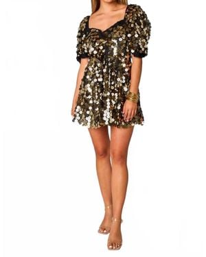 BuddyLove Pennies From Heaven Dress - Metallic