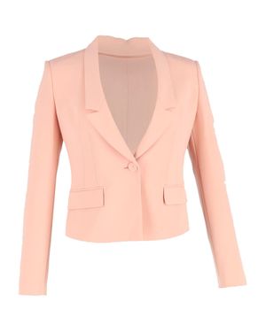 BOSS Cropped Viscose Blazer - Pink
