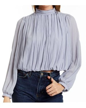 Drew Gabin Gathered Blouse - Blue