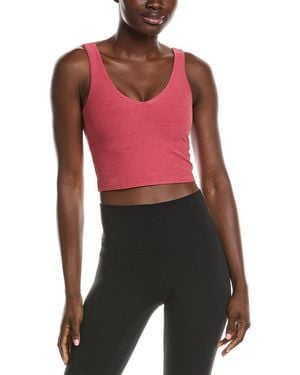 Beyond Yoga Spacedye Good Day Cropped Tank - Red