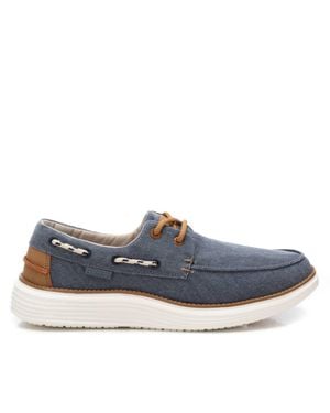 Xti Refresh Casual Comfort Boat Shoes - Blue