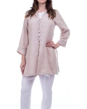 Gigi Moda Tazia Button Frotn Tunic - Pink