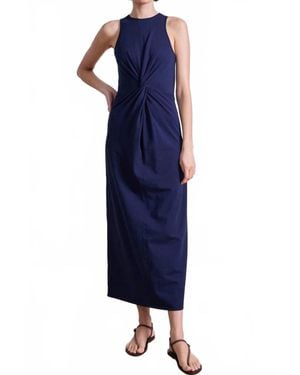 Apiece Apart Magna Twisted Tank Dress - Blue