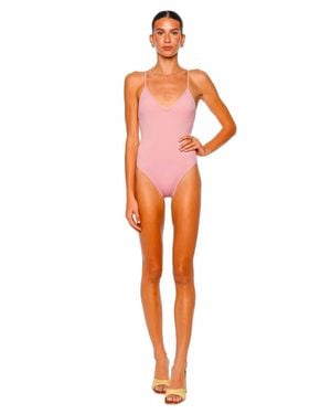 STAUD Skya One Piece Swimsuit - Orange