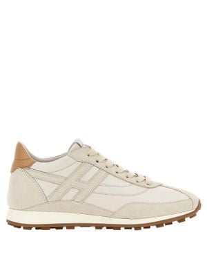 Hogan Leather Athletic Sneakers - White