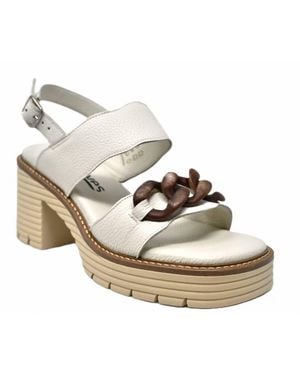 Softwaves Birdie Lugg Heel Sandal - Metallic