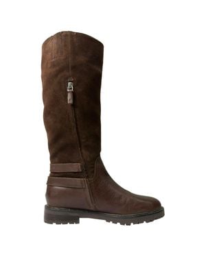 Ralph Lauren Lauren Knee-High Riding Boots - Brown
