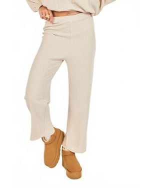 Sadie & Sage Locket Knit Pants - Natural