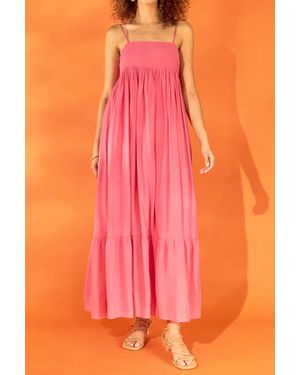 Endless Rose Babydoll Maxi Dress - Pink