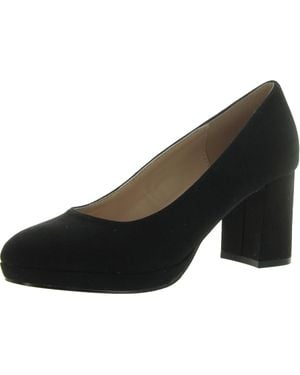 Bandolino Cooler Faux Suede Slip-On Pumps - Black