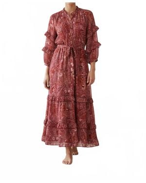 MAISON HOTEL Bacchus Garden Maxi Dress - Red