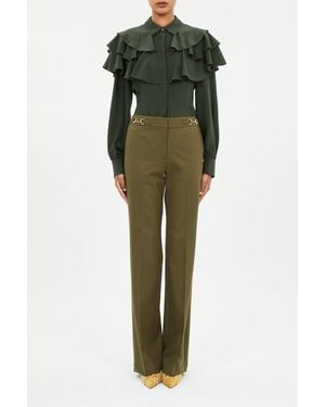 Ulla Johnson Quartier Mid-Rise Pants - Green