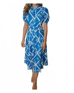 Laroque Lainey Midi Dress - Blue