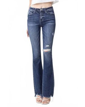 LOVERVET High Rise Flare Jeans - Blue