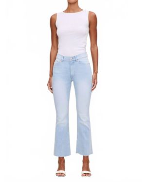 DL1961 Bridget Boot High Rise Instasculpt Crop - Blue