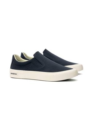 Seavees Hawthorne Slip On Classic Shoes - Blue
