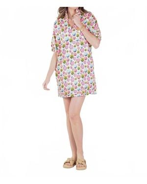 Emily Mccarthy Poppy Mini Dress - White