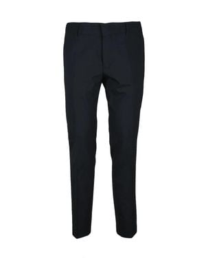 Daniele Alessandrini Wool Stretch Pants - Blue