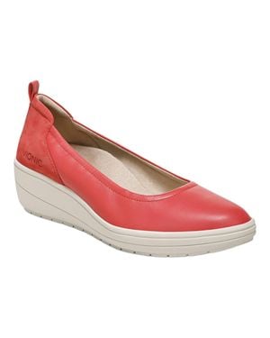 Vionic Jacey Wedge Shoe - Red