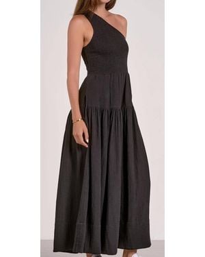 Elan One Shoulder Strap Maxi - Black