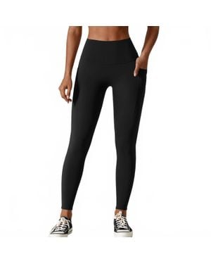 Rockstar Peach Marni Pocket Leggings - Black