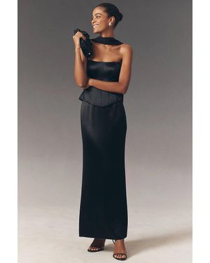 Mare Mare Mimi Satin Corset Dress - Blue