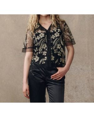 The Great Cotillion Button Up Shirt - Black
