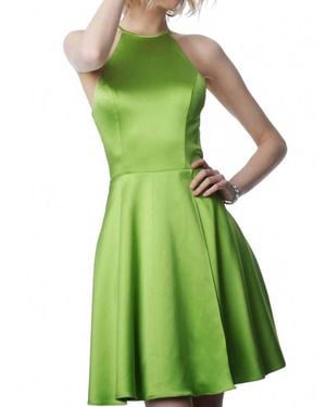 JVN Prom Mini Dress - Green