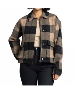 Thread & Supply Elisa Collared Neckline Jacket - Black