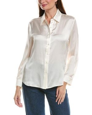 tyler boe Candice Silk Blouse - White