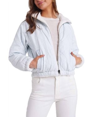 Bella Dahl Skye Reversible Quilted Jacket - Blue