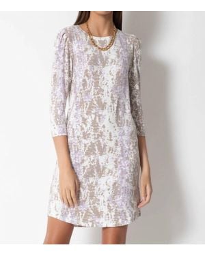 Tart Collections Swirl Tie Dye Shannon Dress - Gray