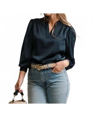 Ichi Total Eclipse Blouse - Black
