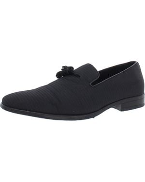 Stacy Adams Tazewell Slip On Memory Foam Smoking Loafers - Black