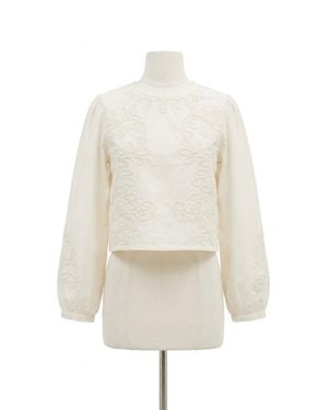 Z Supply Tatiana Embroidered Top - White