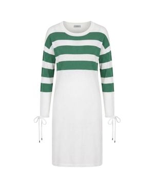 Malo Cotton Dress - Green
