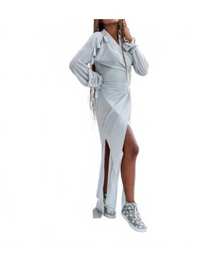 Koy Resort Koy Wrap Duster Dress - Blue