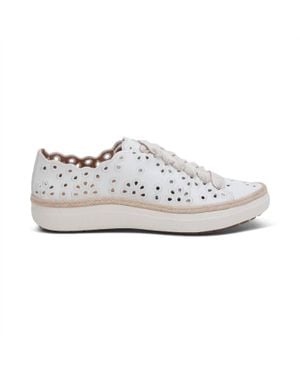 Aetrex Charlotte Sneaker - White