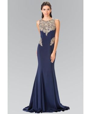 TRUEDAMES Formal Evening Gown - Blue