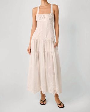 WeWoreWhat Ruched Cup Peplum Midi Dress - Pink