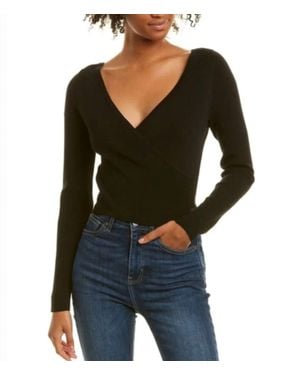 525 America Wrap Top - Black