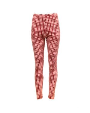 Valentino Garavani Silk Leggings - Red