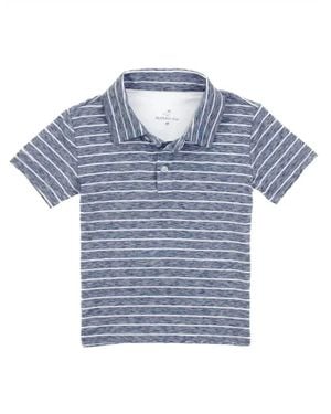 Properly Tied Boys Starboard Polo Shirt - Blue