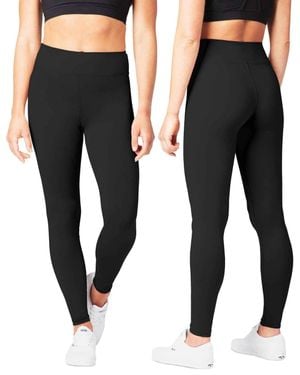 TRUEDAMES High Waisted Leggings For - Black