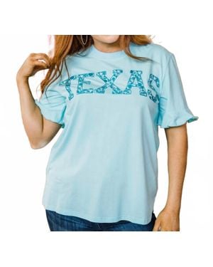 Layerz Clothing Texi Short Sleeve Tee - Blue